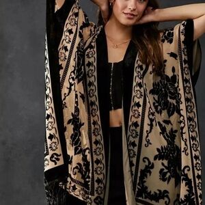 Free people velvet kimono